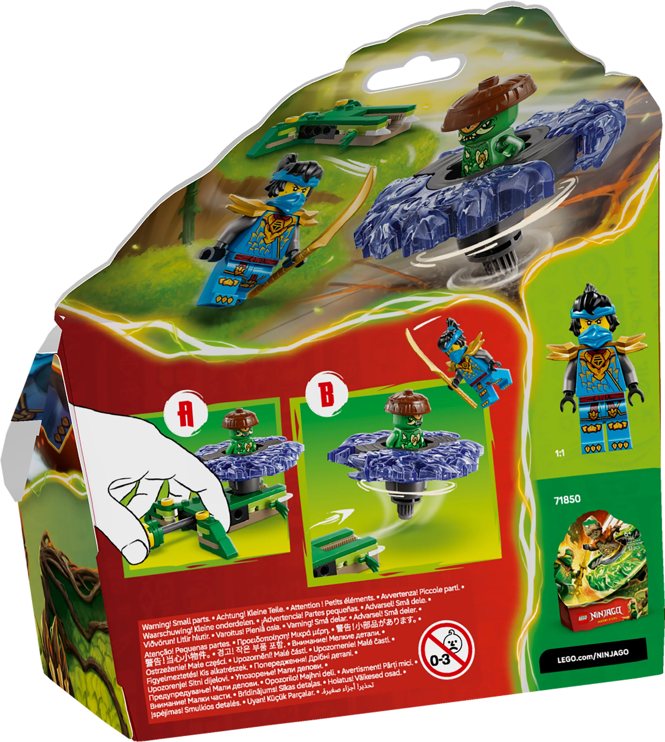 LEGO NINJAGO: Nya vs Mutation Monster Spinner (71849) - Image 3