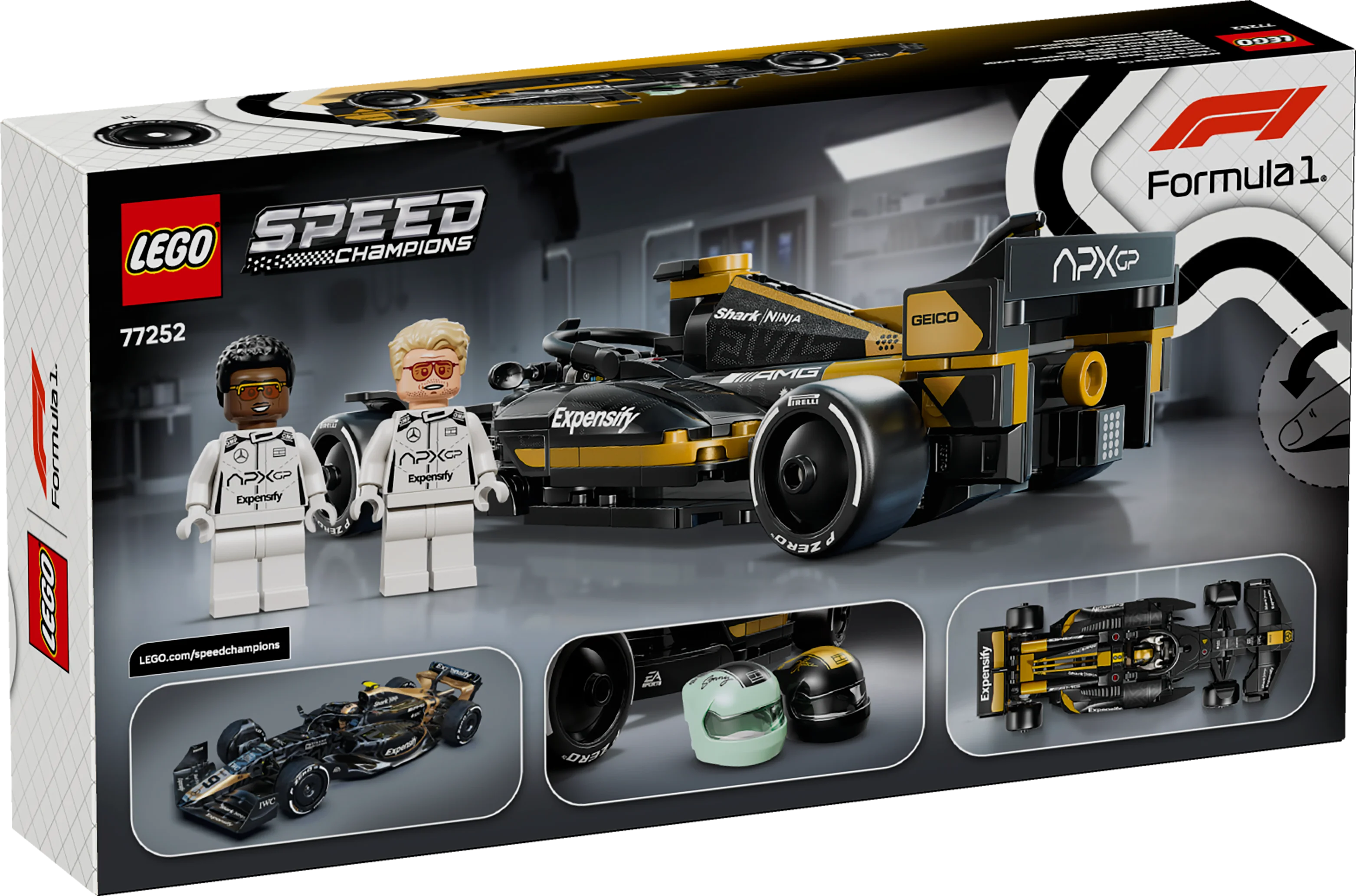 LEGO Speed Champions: APXGP Team Race Car from F1 The Movie (77252) - Image 3