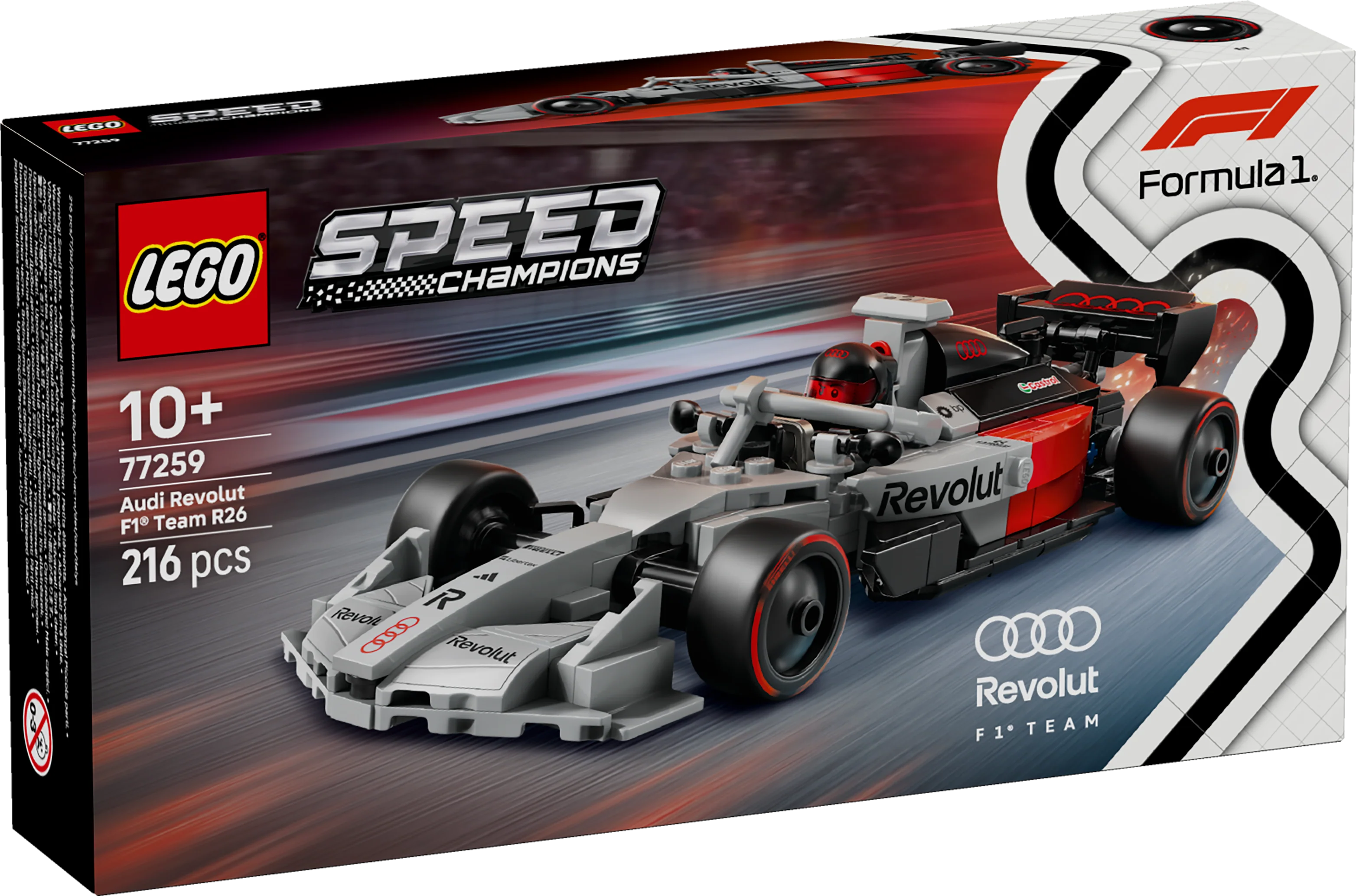 LEGO Speed Champions: Audi Revolut F1 Team R26 Race Car (77259) - Image 2