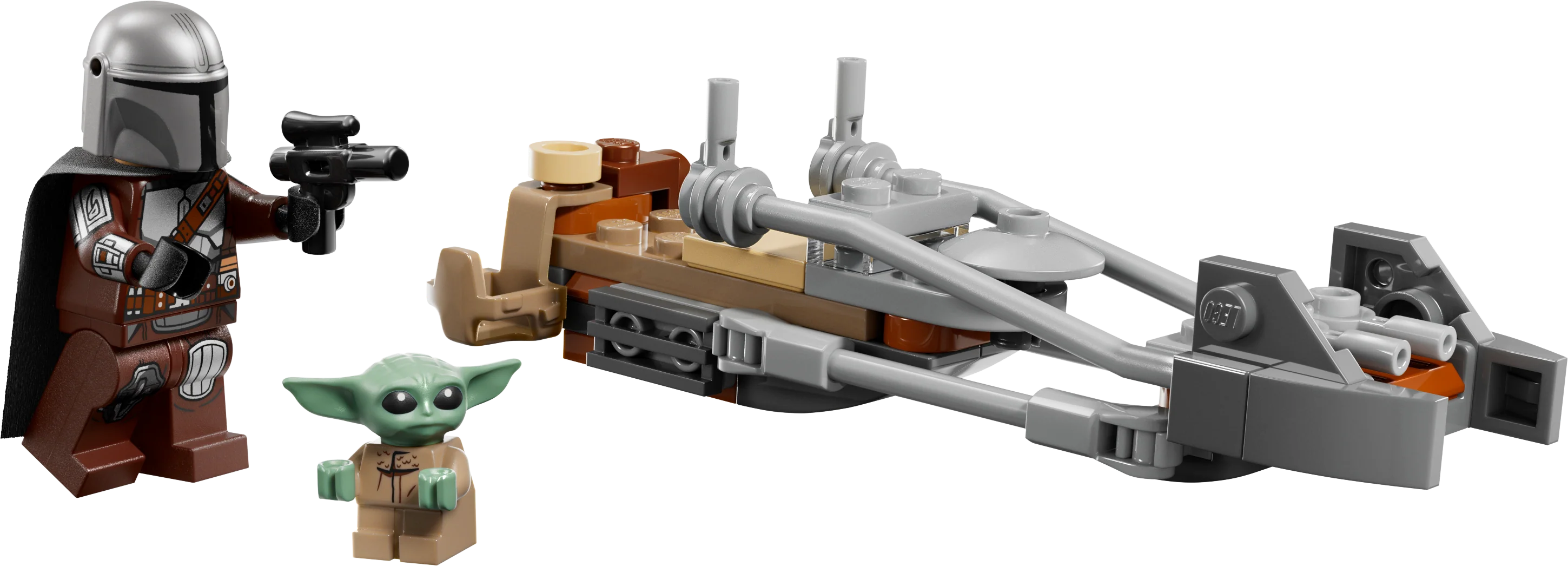 LEGO Star Wars: The Mandalorian and Grogus Speeder Bike (75436) - Image 8