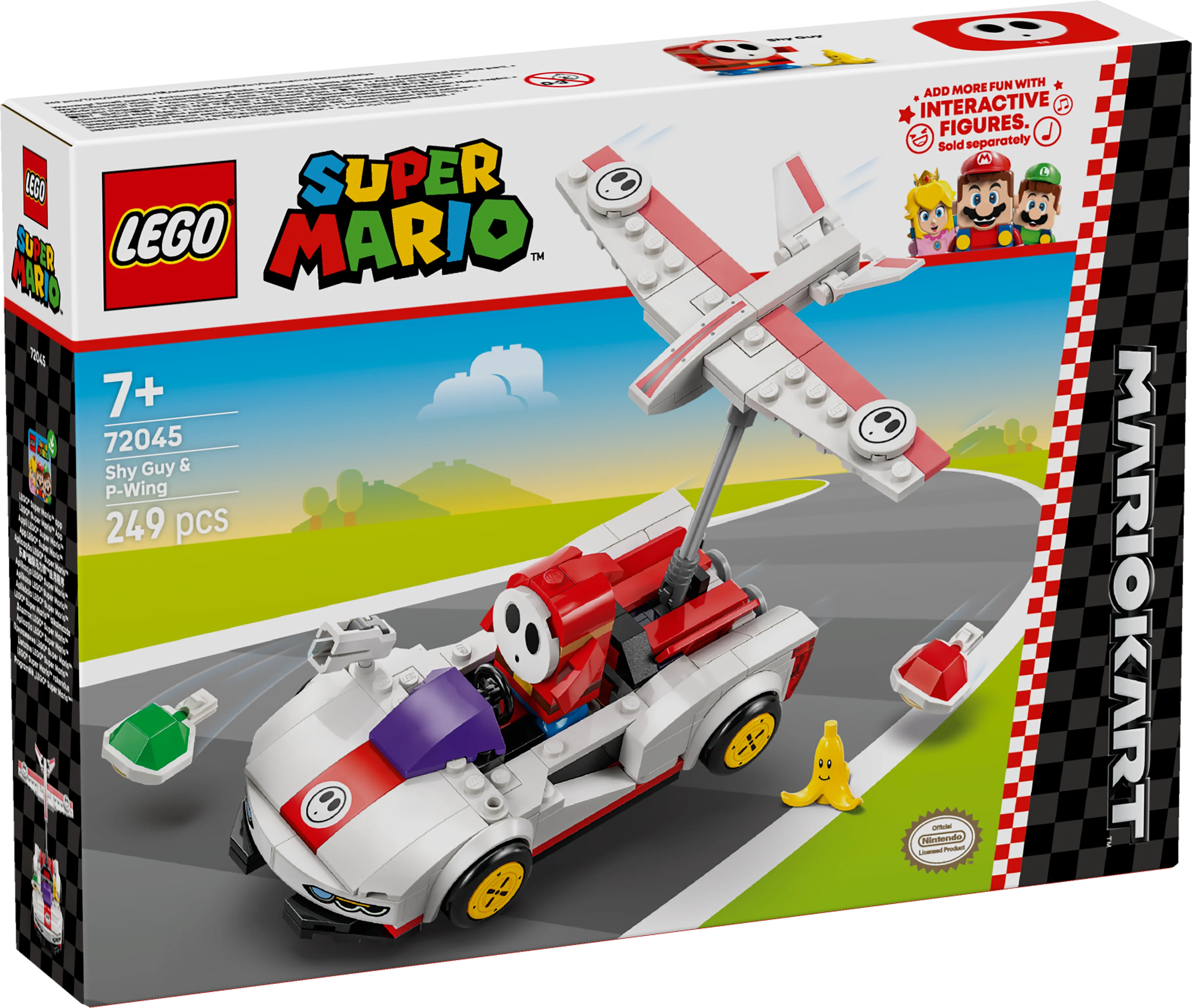 LEGO Super Mario: Mario Kart Shy Guy & P-Wing (72045) - Image 2