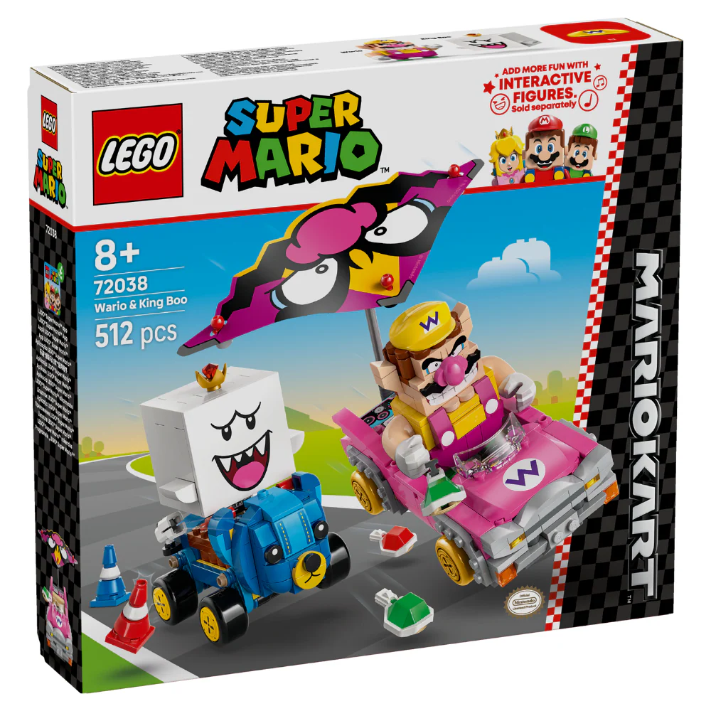 LEGO Super Mario: Mario Kart Wario & King Boo (72038) - Image 2