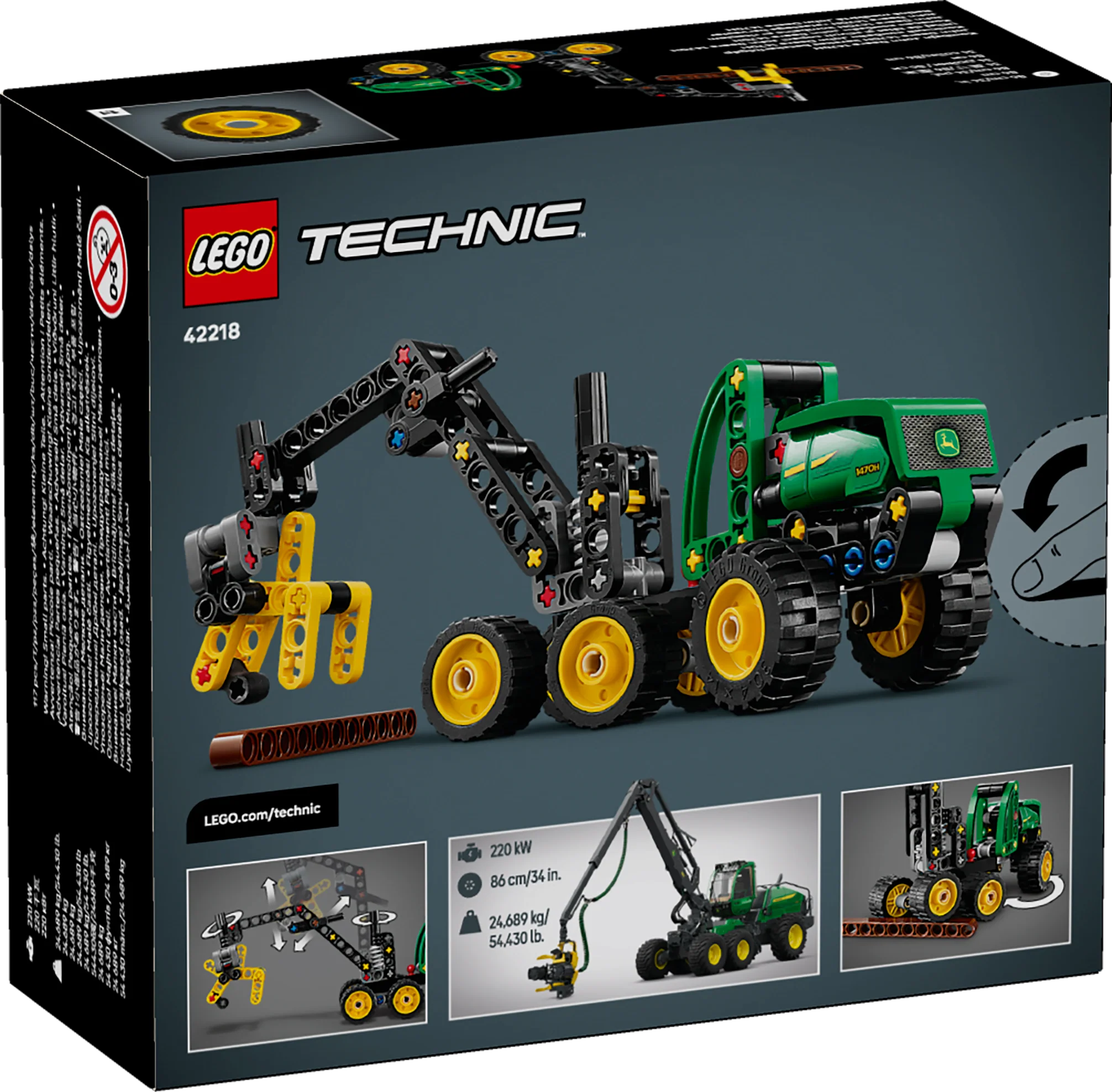 LEGO Technic: John Deere 1470H Wheeled Harvester (42218) - Image 3
