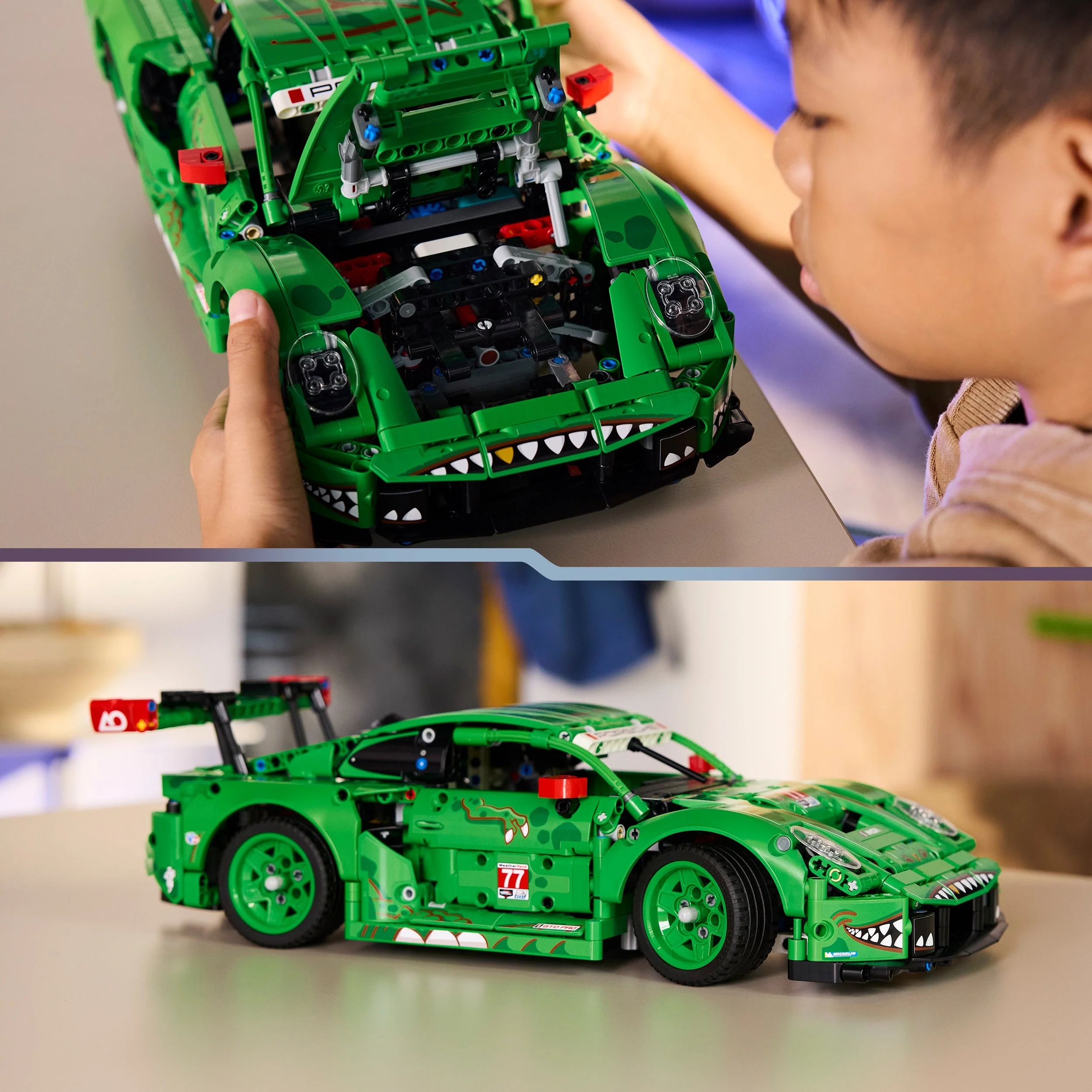 LEGO Technic: Porsche 911 GT3 R REXY AO Racing Car (42224) - Image 10