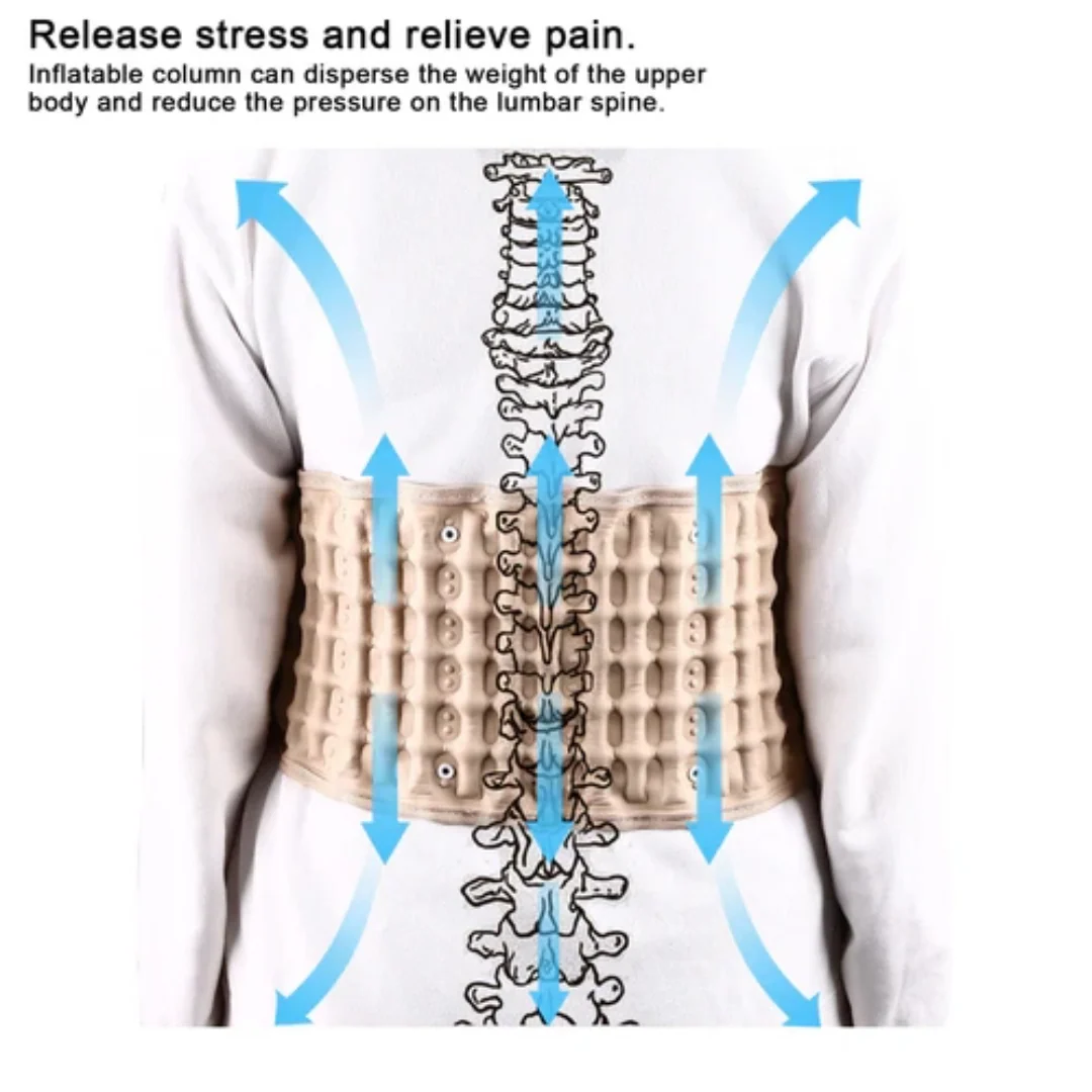 Lumbar Back Support Spinal Air Traction Belt Decompression Belt Lumbar Support for Lower Back Pain Relief - Image 5