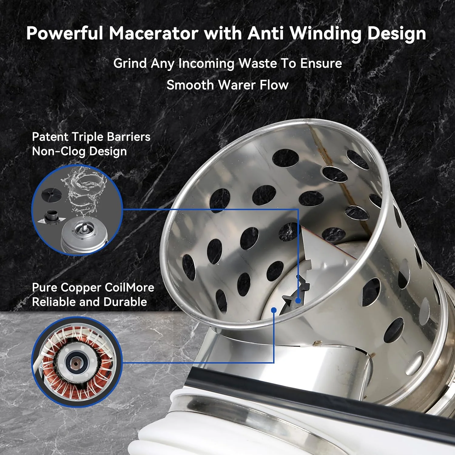 Macerator Pump Sewerage Pump 750W - Image 11
