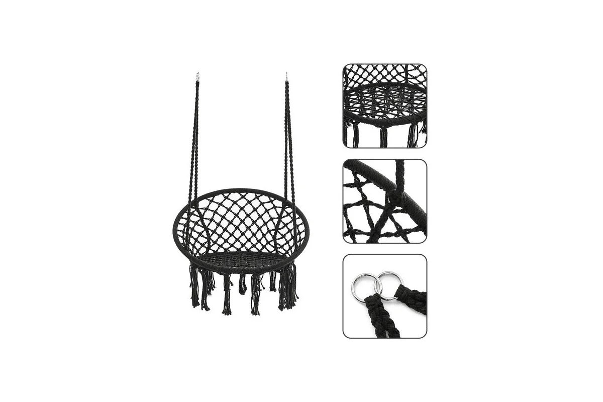 Macrame Hanging Chair - Image 2