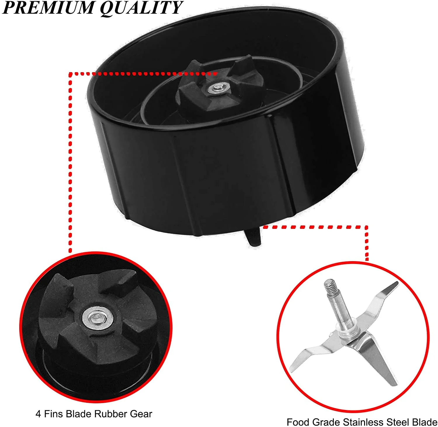Magic Bullet Blade 250W Cross Knife 2pcs - Image 5