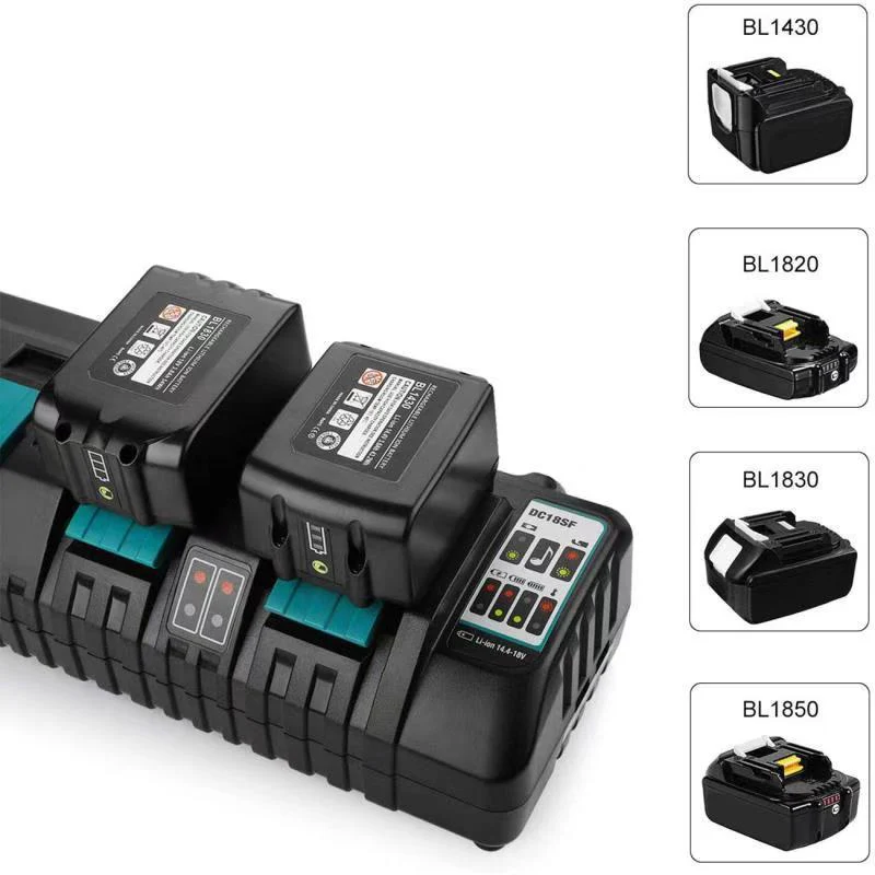 Makita battery Charger 14.4-18V Four Port Charger for Makita Battery - Image 5