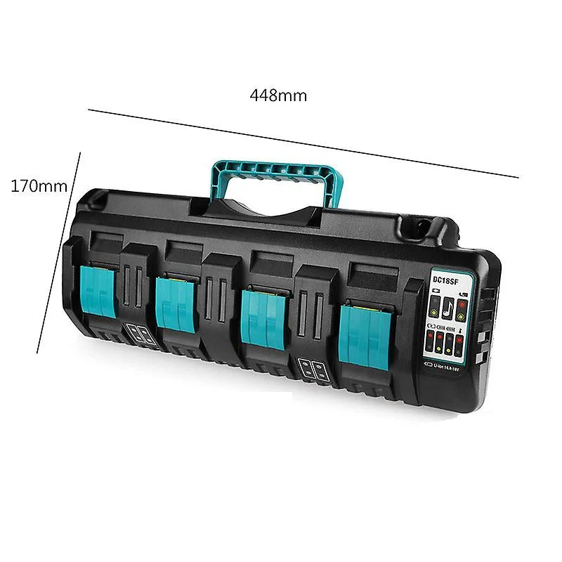 Makita battery Charger 14.4-18V Four Port Charger for Makita Battery - Image 7