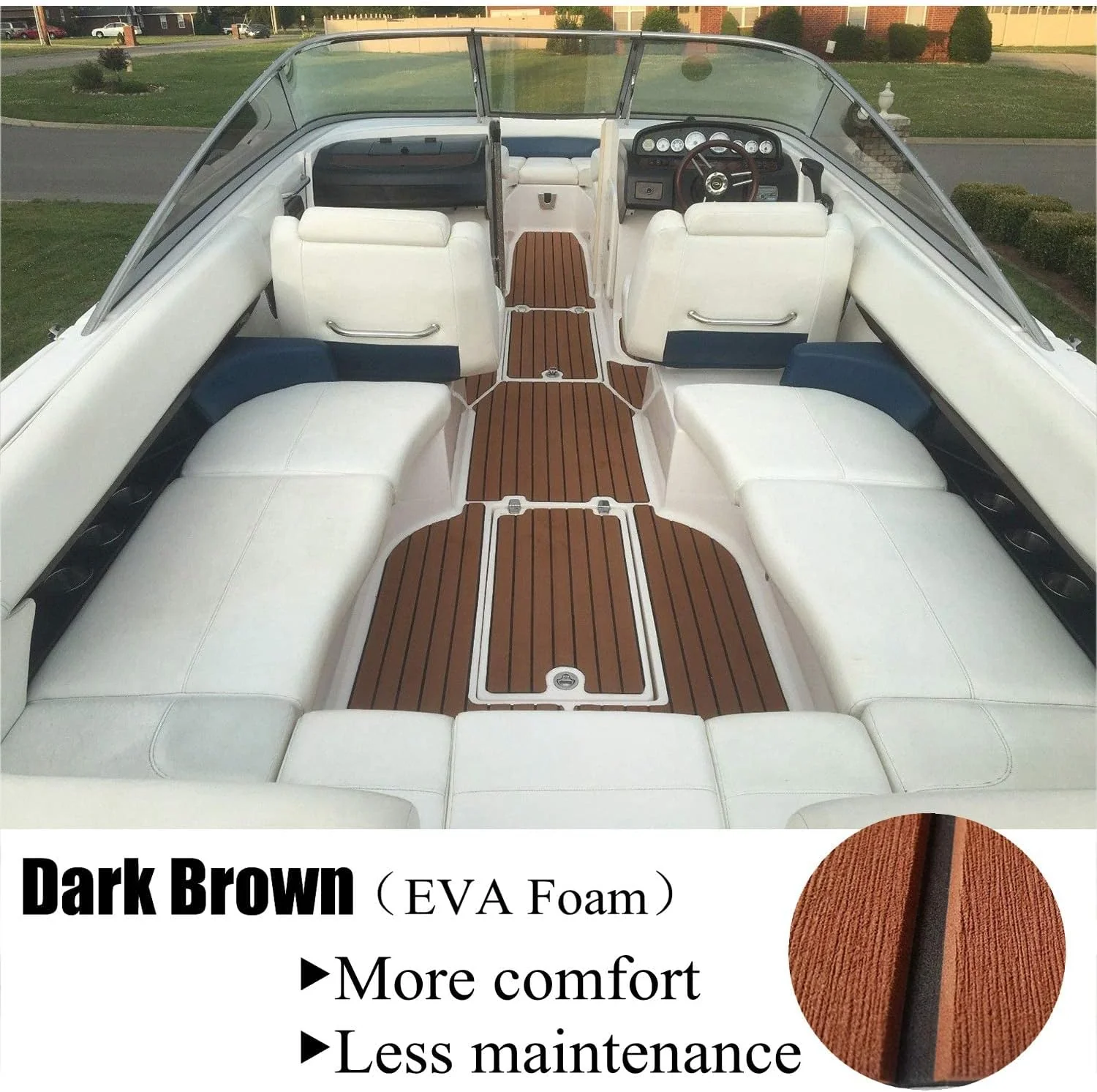 Marine Carpet Teak Boat Flooring Mat EVA - Image 8