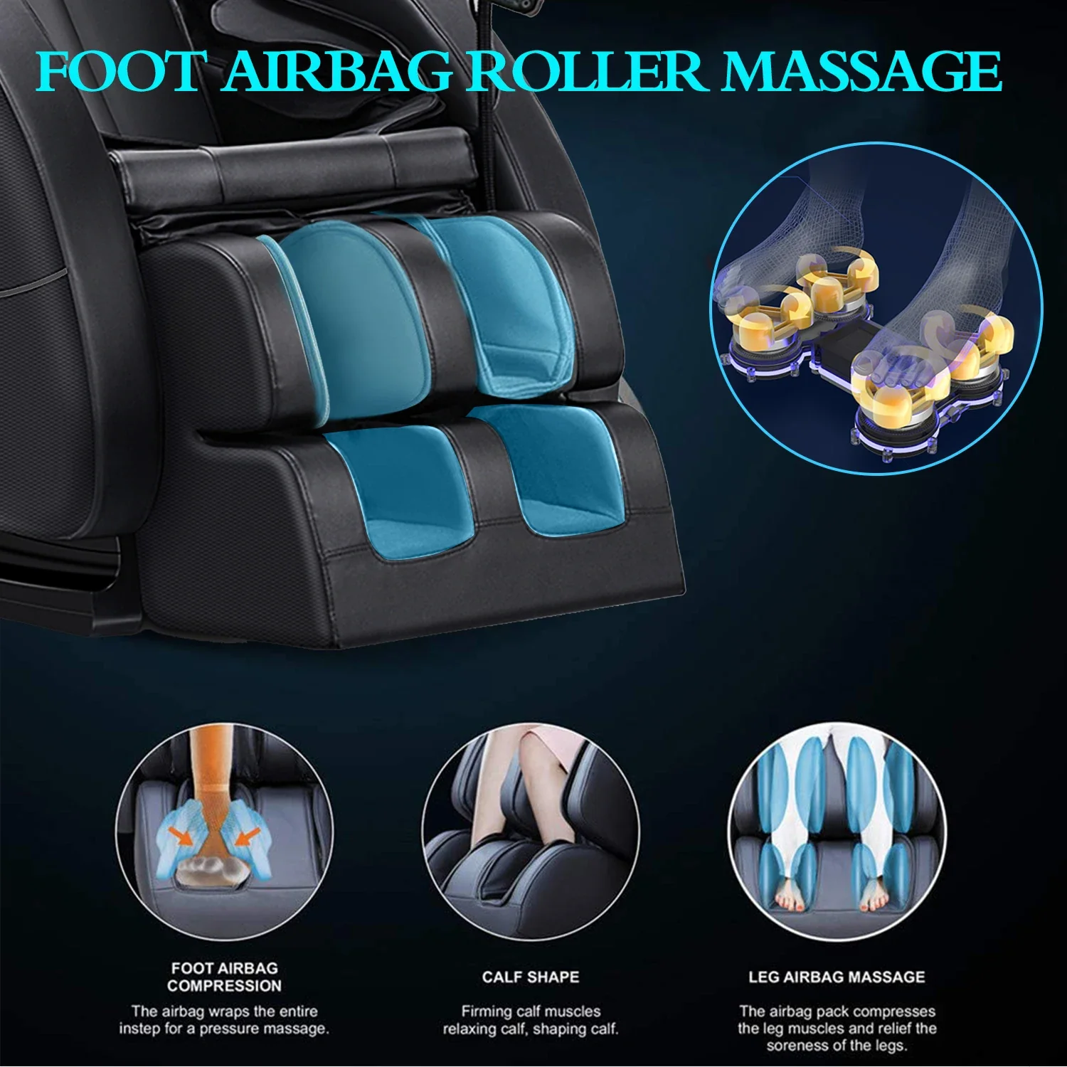 Massage Chair Full Body Zero Gravity Shiatsu - Image 12