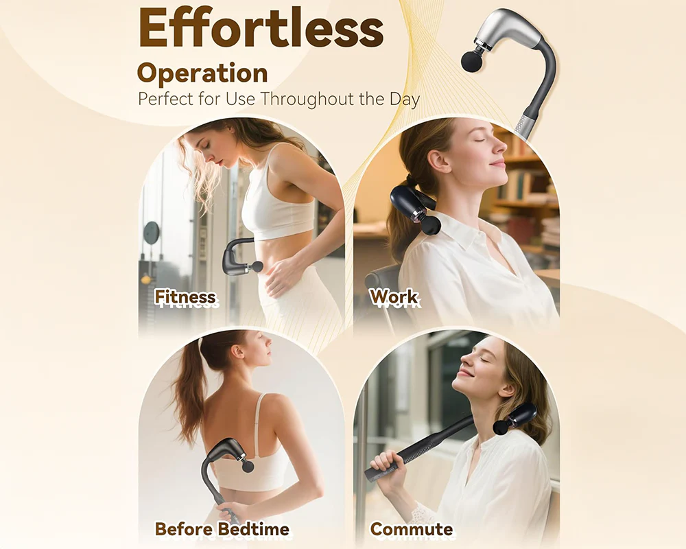 Massage Gun Percussion Deep Massager Muscle Tissue Vibrating - Image 8