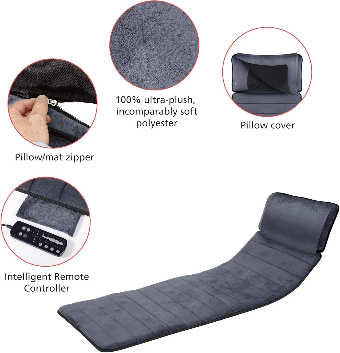 Massage Mattress Full Body Massage Mat heated - Image 9