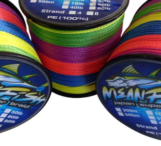 Mean Fish Super 8 strand Fishing Braid 500 Metre Rolls - Image 3