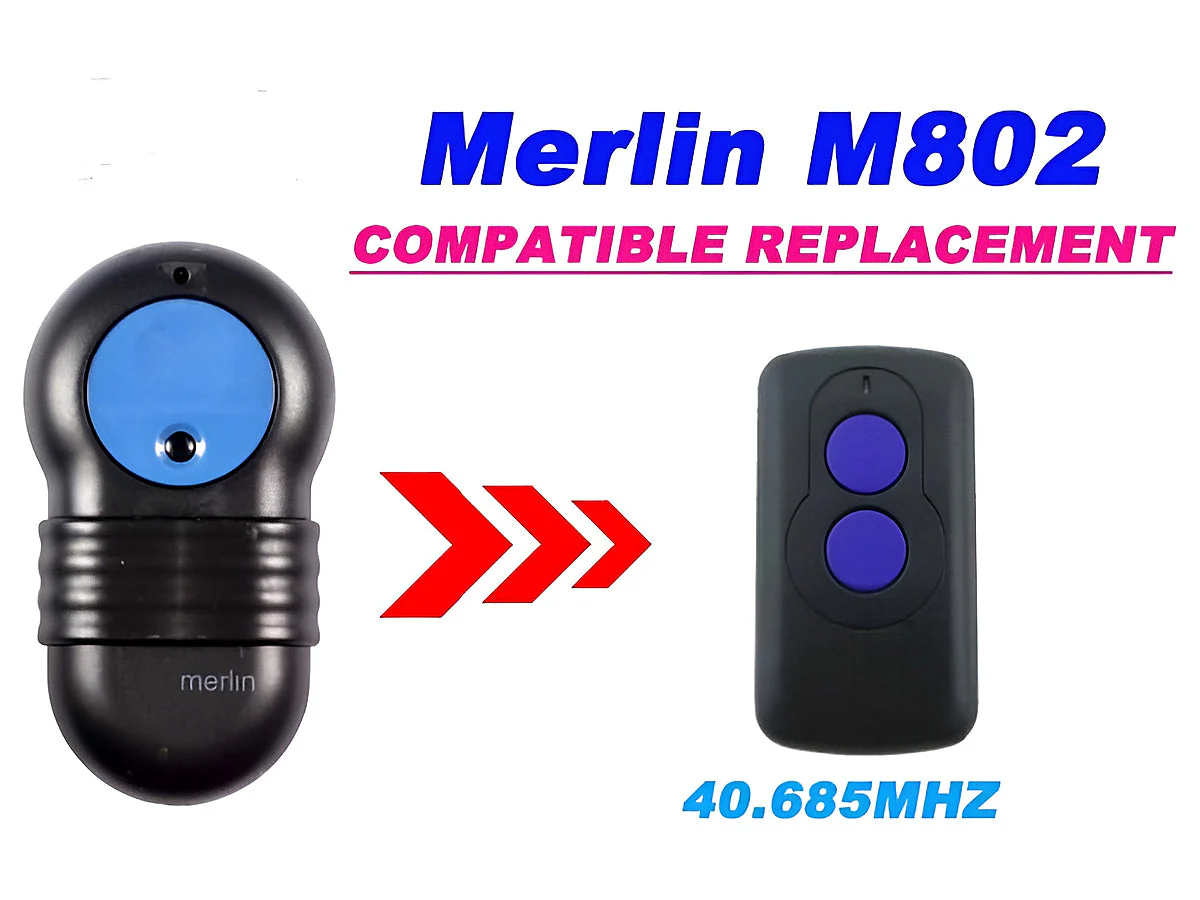 Merlin Remote - Dip Switch Remote 40.685MHz M802 replacement - Image 3