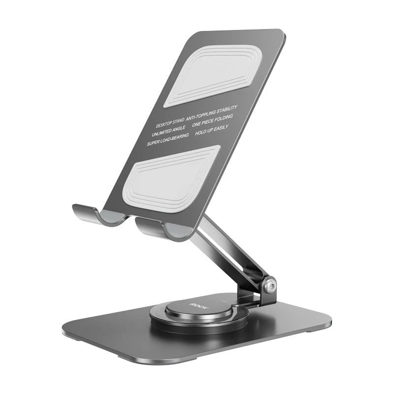 Metal Phone Stand 360 rotatable Foldable for Table Desk - Image 2