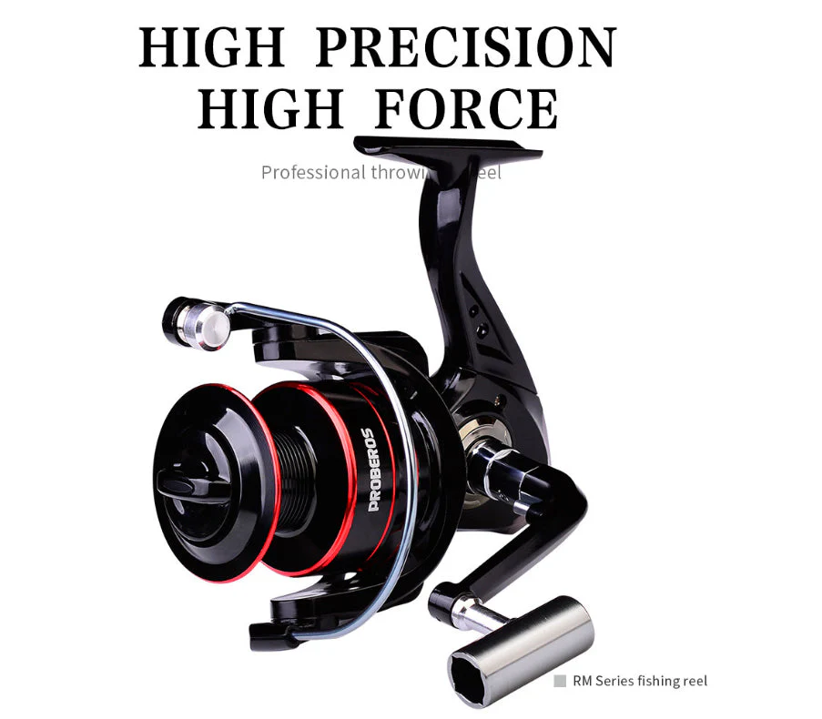 Metal Spinning Fishing Reel Left/Right Retrieve 5.2:1 12 Ball Bearings - Image 2