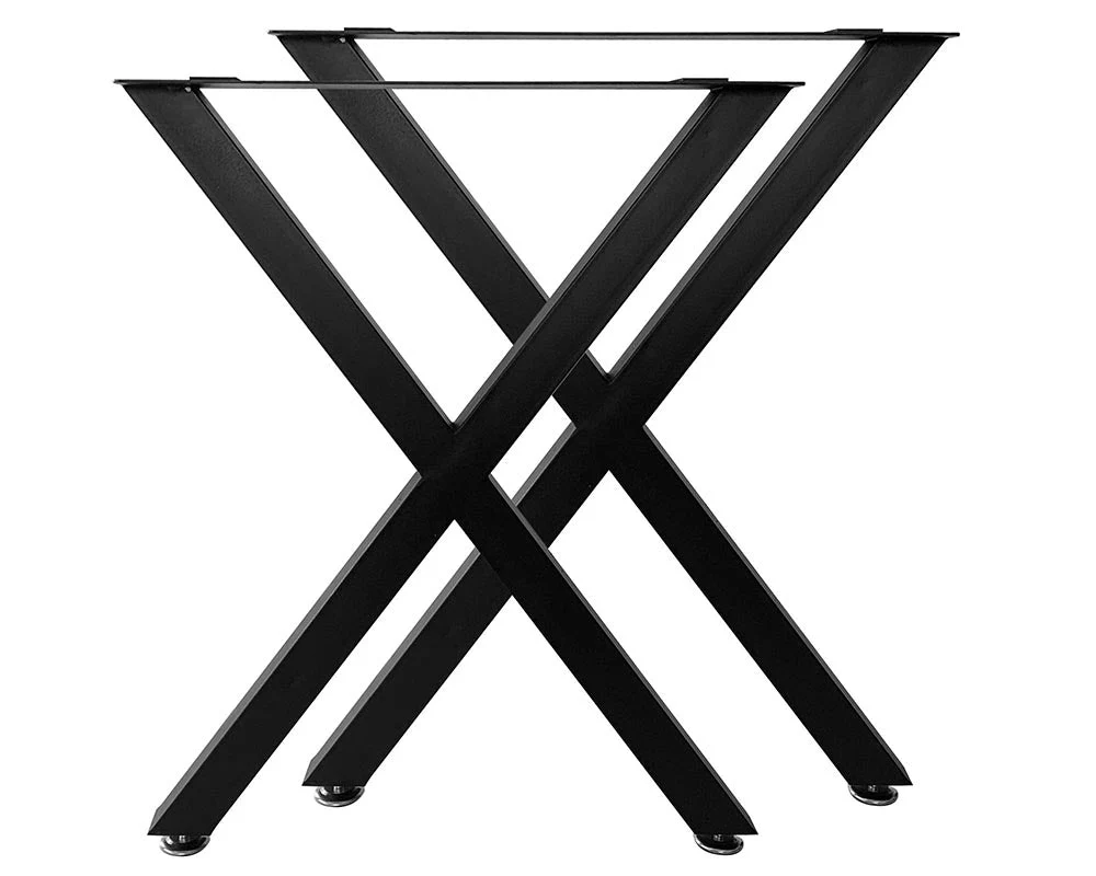 Metal Table Legs desk Bench Legs X Shape - Image 5