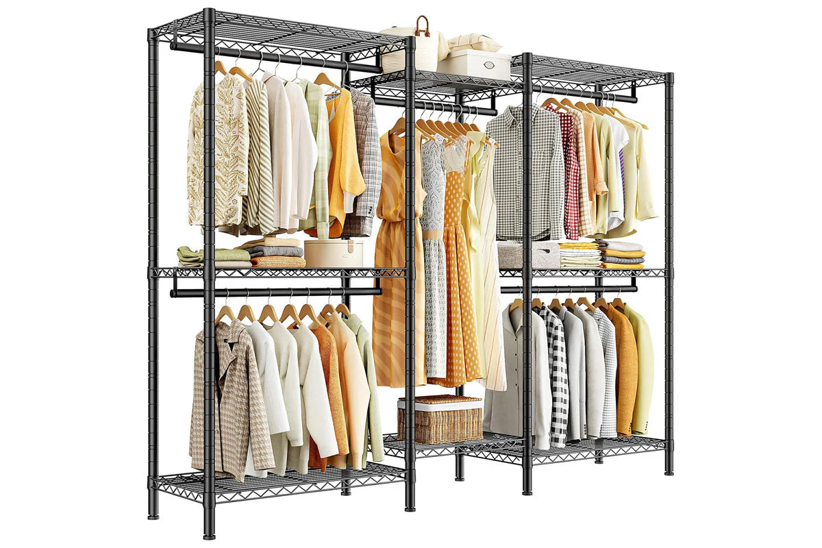 Metal Wardrobe Clothes Rack - Image 2