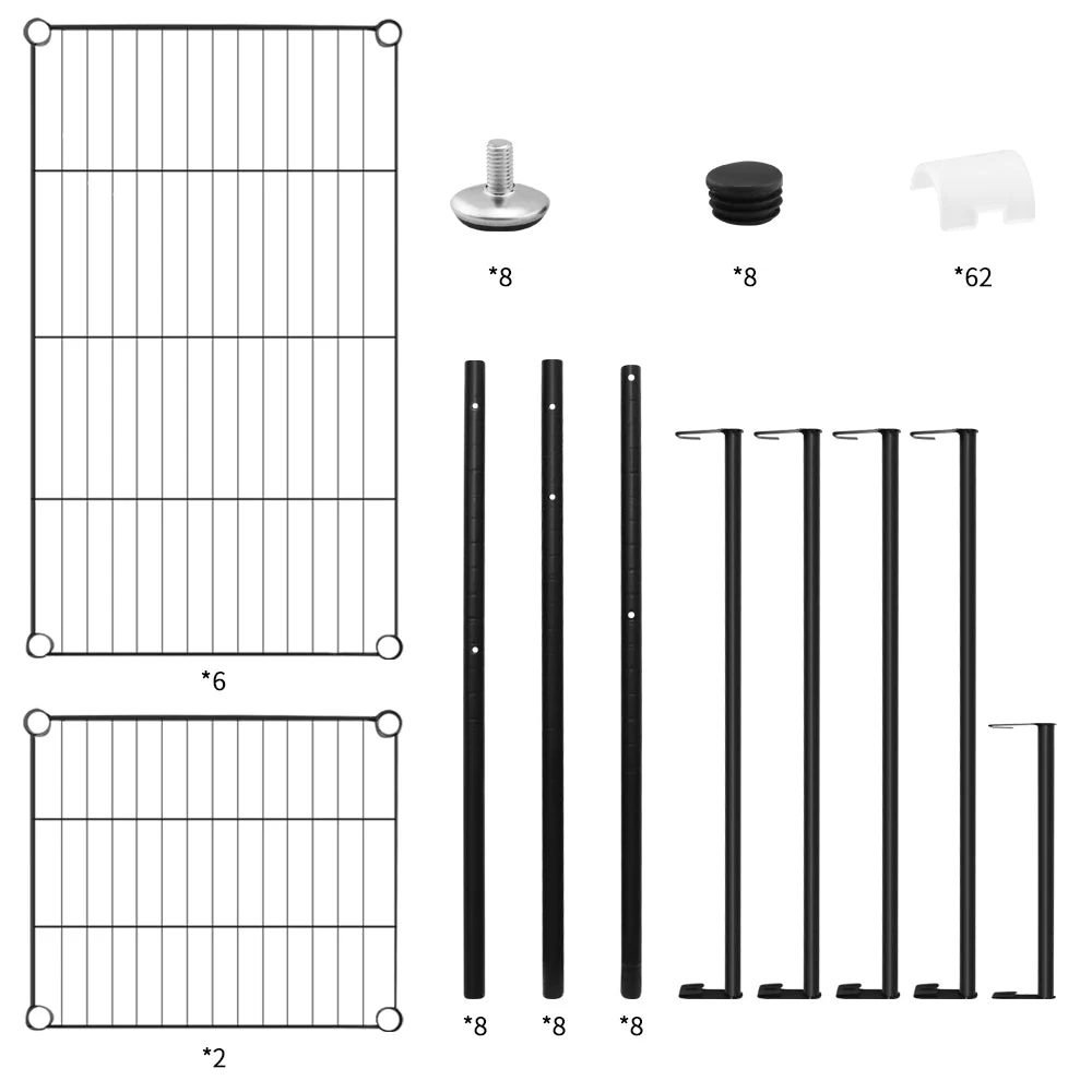 Metal Wardrobe Clothes Rack - Image 4