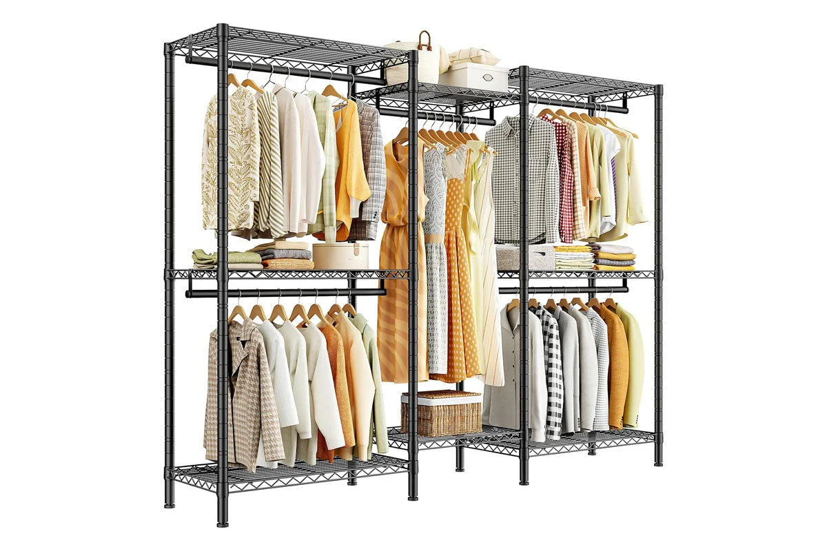 Metal Wardrobe Clothes Rack - Image 6