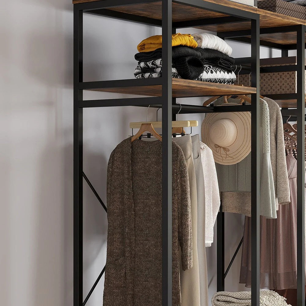 Metal Wardrobe Clothes Rack Clothes Organizer - Image 5