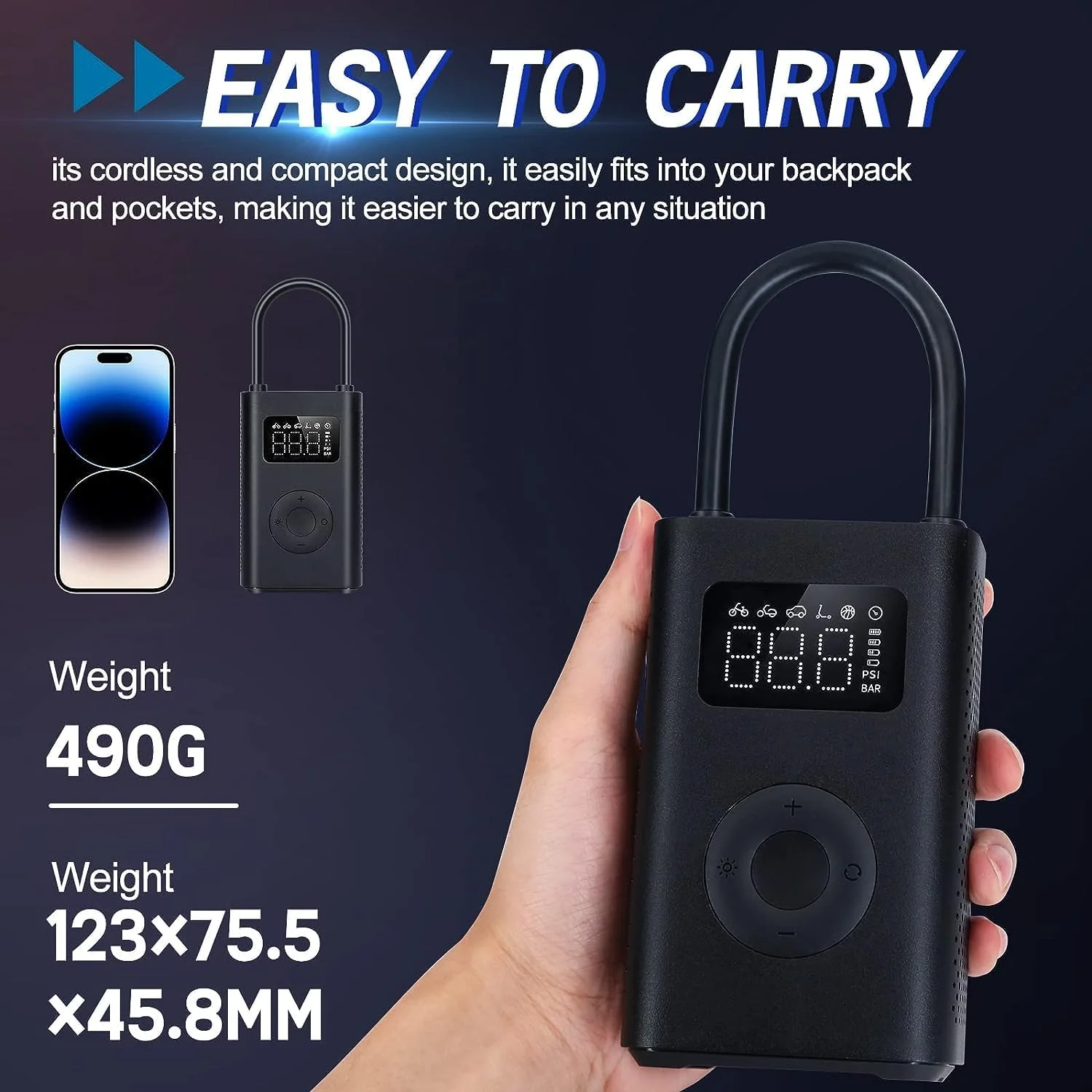 MI PUMP 2 Xiaomi Portable Air Pump 2 - Image 9