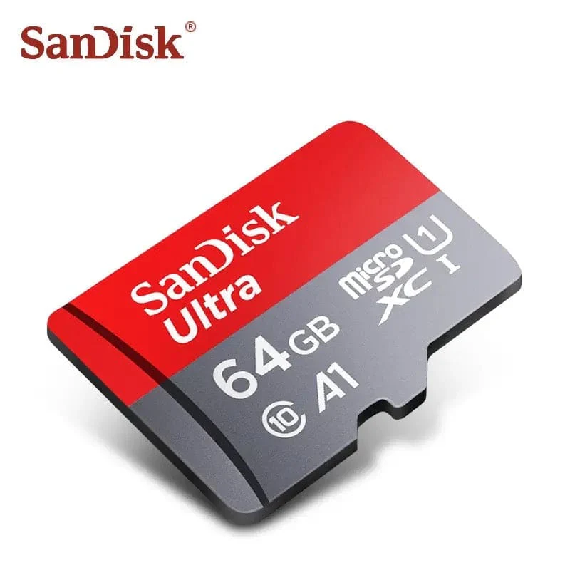 Micro SD Memory Card (64GB) & Adapter - SanDisk - Image 2