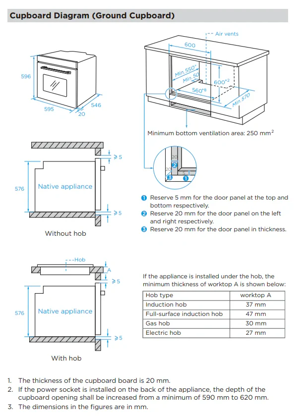 Midea 60cm Built-In Oven – 9 Functions (Stainless Steel) - Image 5