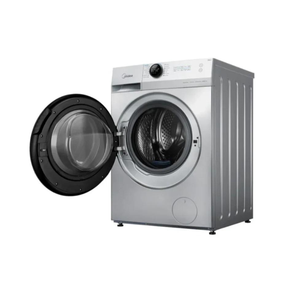 Midea 9KG Steam Wash Front Loader Washing Machine With Wi-Fi - White - Image 3