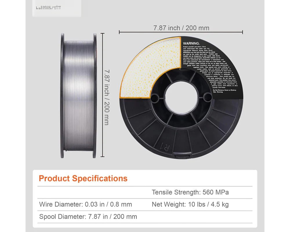 Mig Welding Wire -0.8mm x 4.5kg Premium Gasless Multi Pass - Image 6