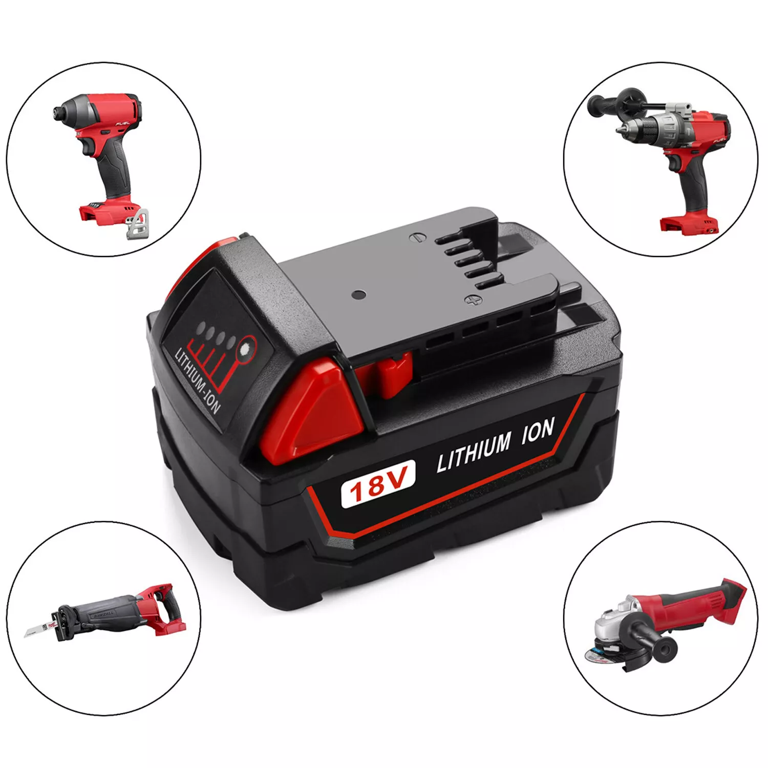 Milwaukee M18 18V 9000mAh Replacement Battery - Image 4