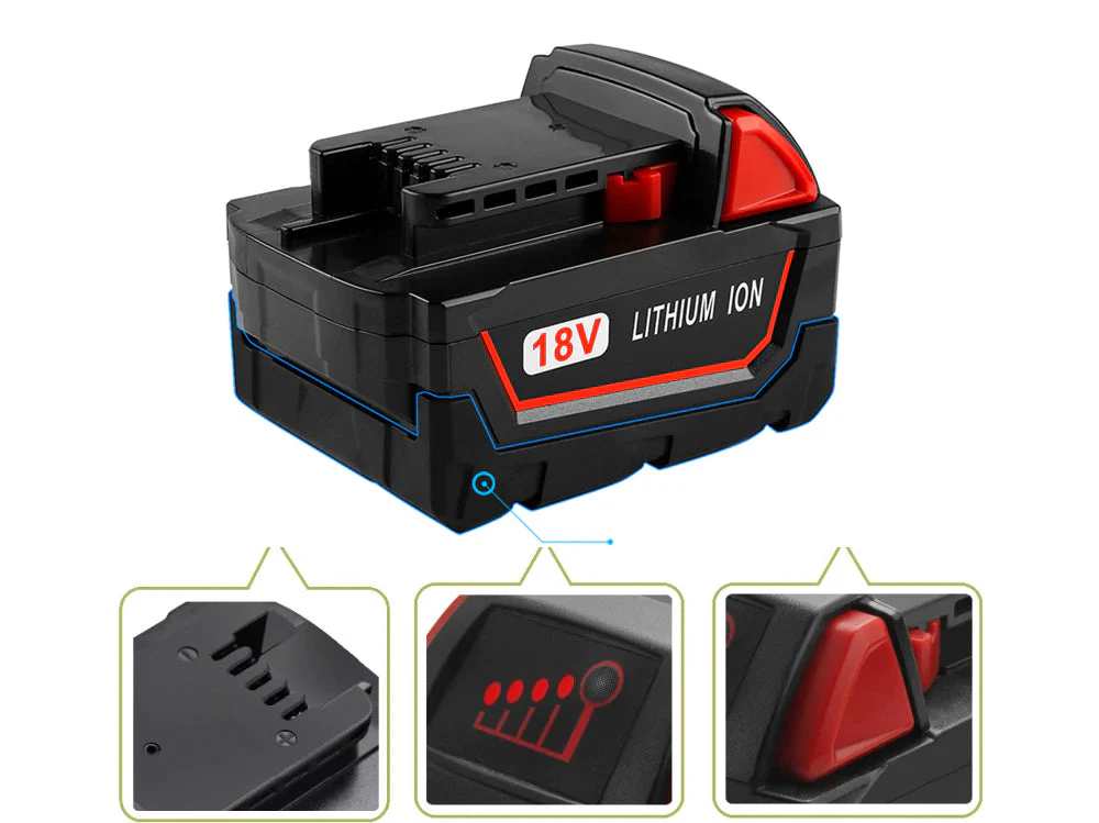 Milwaukee M18 Battery Replacement 4000mAh 18V - Image 6
