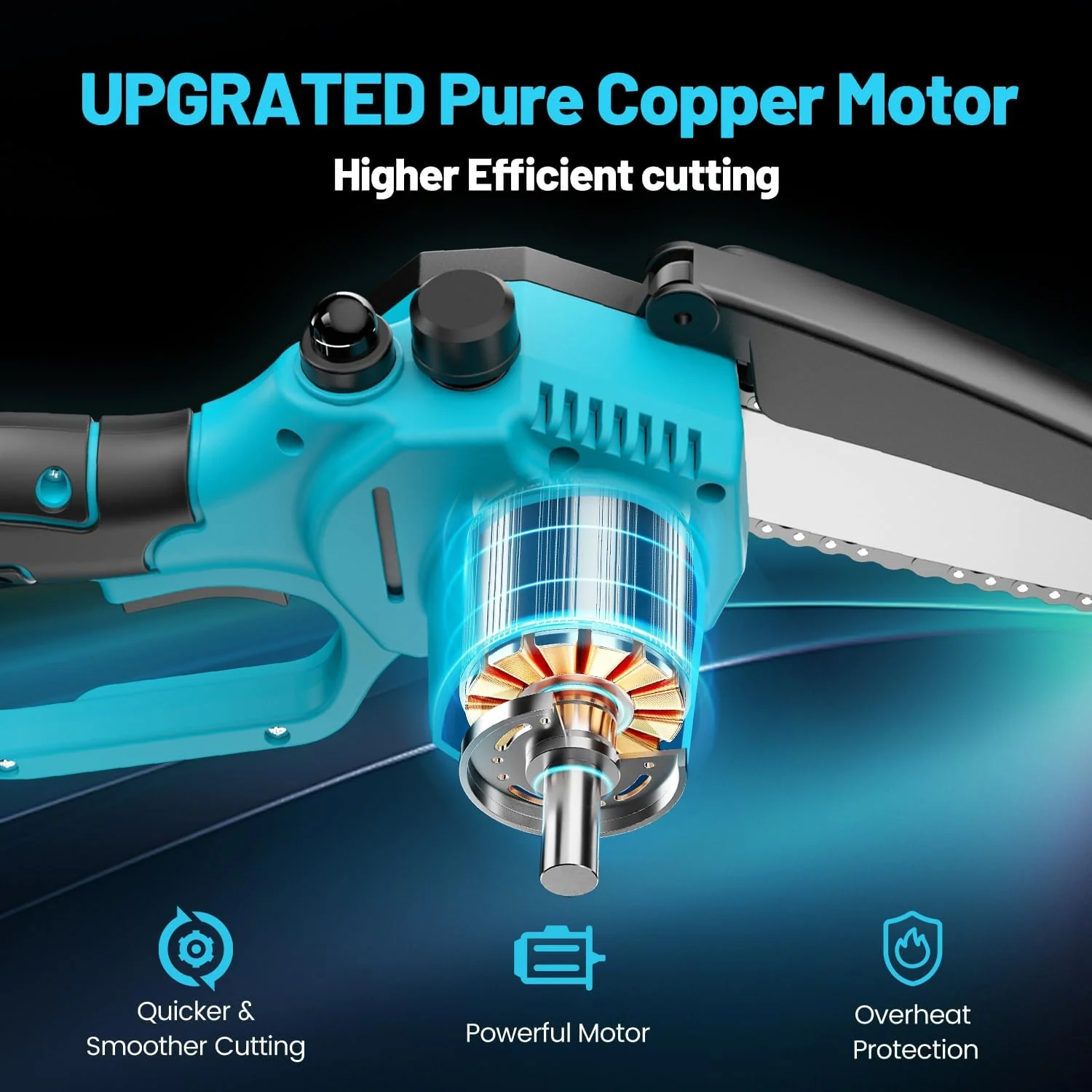 Mini Chainsaw Cordless Power ChainSaws - Image 6