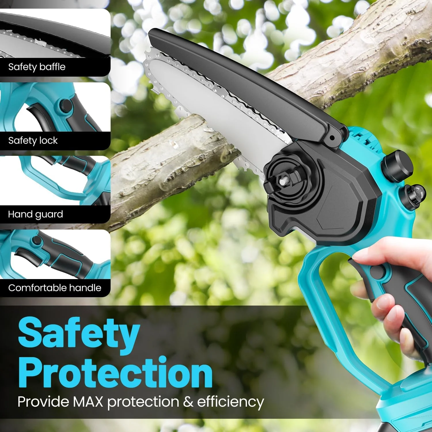 Mini Chainsaw Cordless Power ChainSaws - Image 8