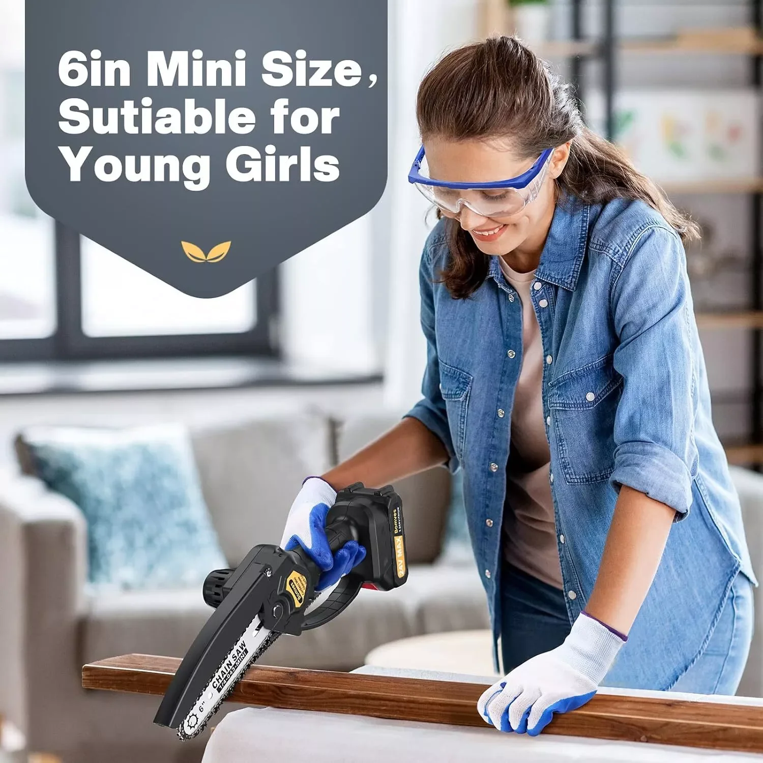 Mini Chainsaw Cordless Power ChainSaws - Image 5