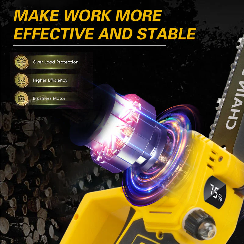 Mini Chain saw Cordless Power Chain Saws 8" - Image 2