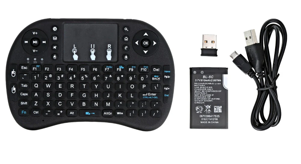Mini Wireless Keyboard With Touchpad Mouse Combo - Image 3