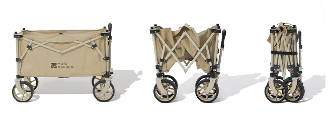 MOBI GARDEN Outdoor Camping trolley - Portable, Four-Way Folding, 200L Capacity Utility Cart - Image 11