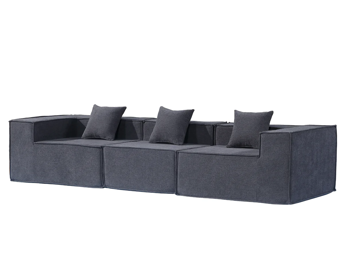 Modern 3 Seater Modular Sofa Set - Image 2