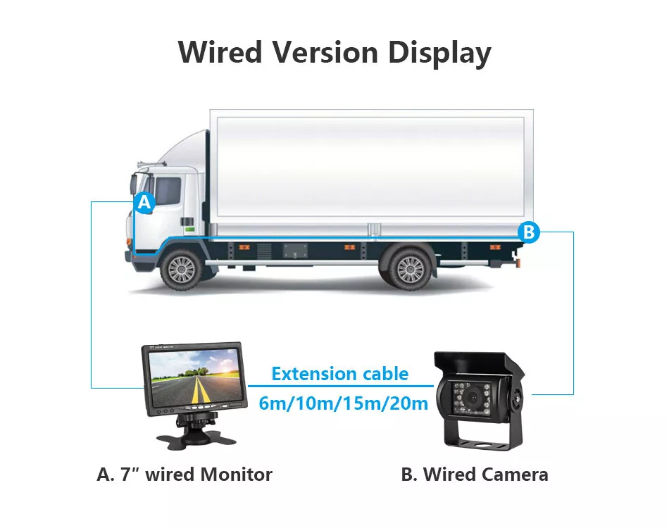 Monitor Reverse Camera Rear View Parking - Image 5