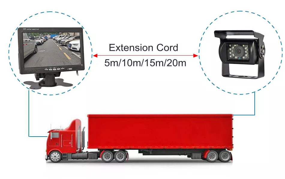 Monitor Reverse Camera Rear View Parking - Image 6