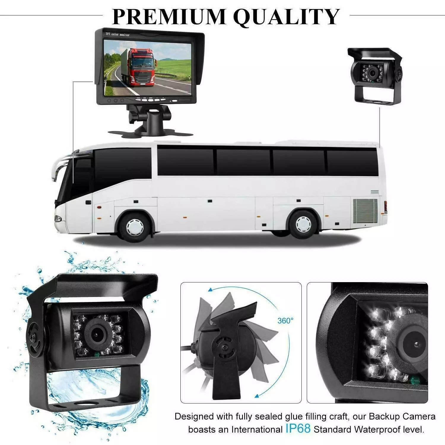 Monitor Reverse Camera Rear View Parking - Image 8