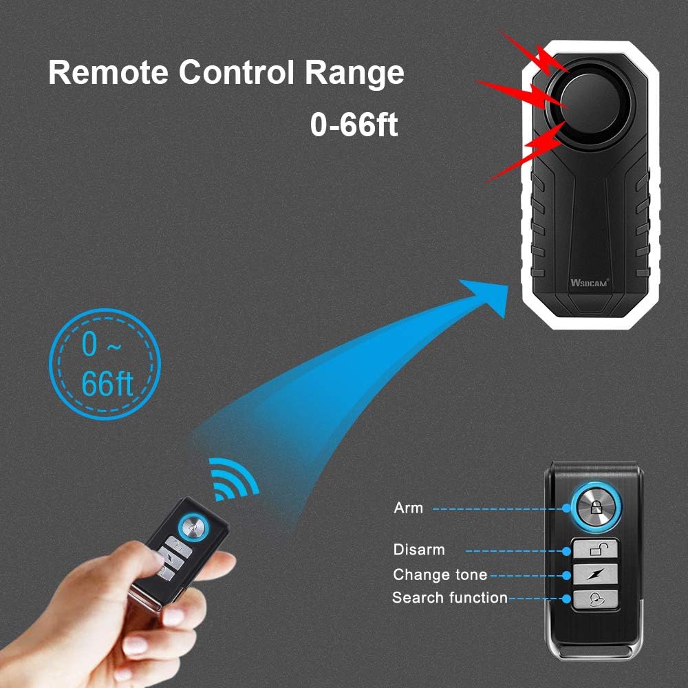 Motorcycle Bike Security Alarm Wireless - Waterproof - Image 3