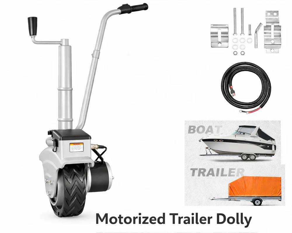 Motorised Electric Jockey Wheel Dolly Mover 5000lbs - Image 11