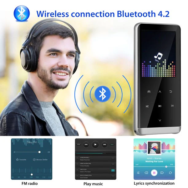 MP3 Player 8GB Bluetooth 4.2 - Image 2