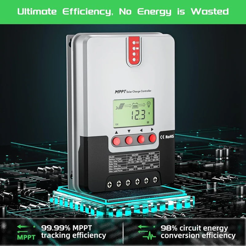 MPPT Solar Charge Controller 20A - Image 2