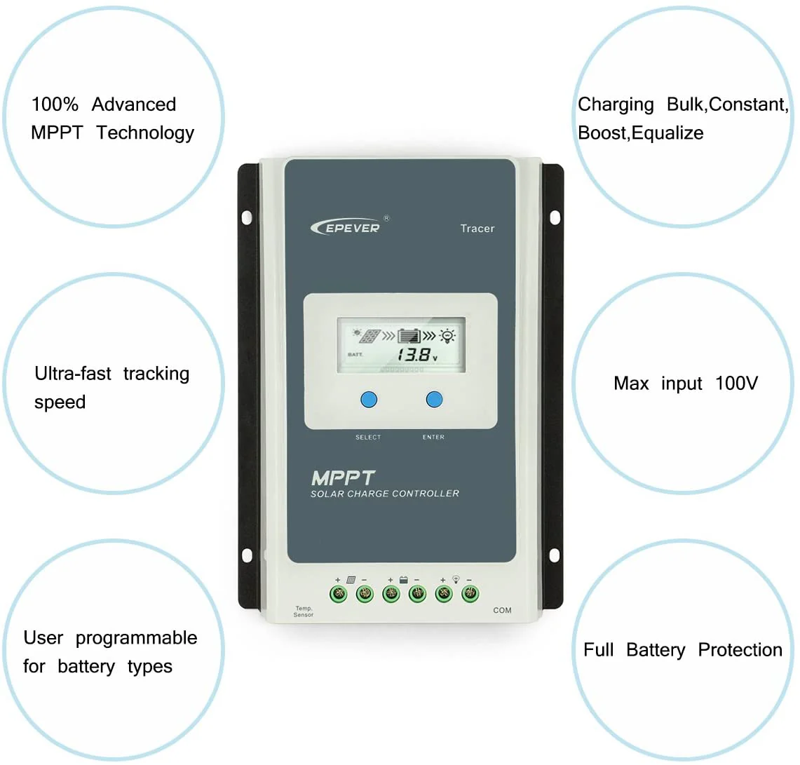 Mppt Solar Controller Charge 40A - Image 6