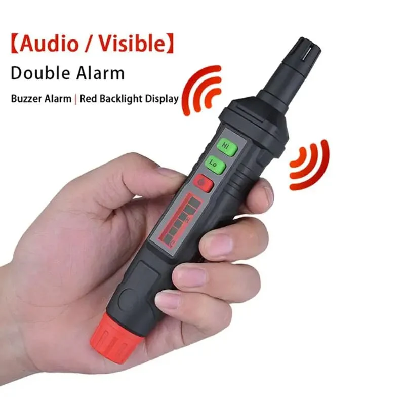 Natural & Combustible Gas Leak Detector – Pen Type With Audio & visual Alarm - Image 2